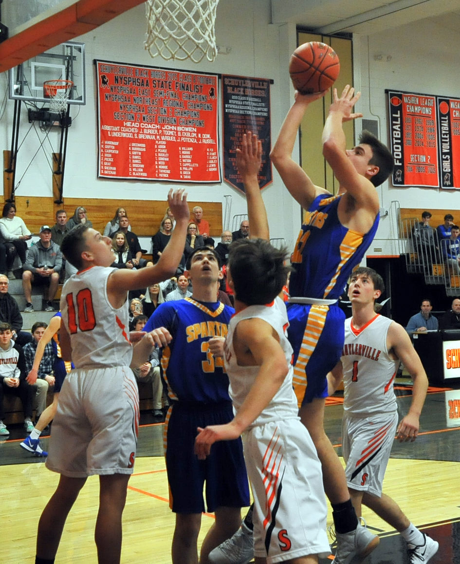 Boys basketball: Queensbury at Schuylerville